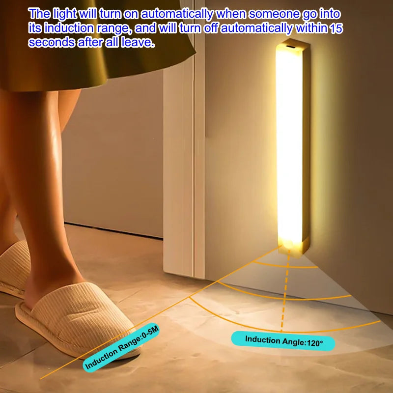 Smart Motion Sensor LED Light Bar (No Wiring Needed)